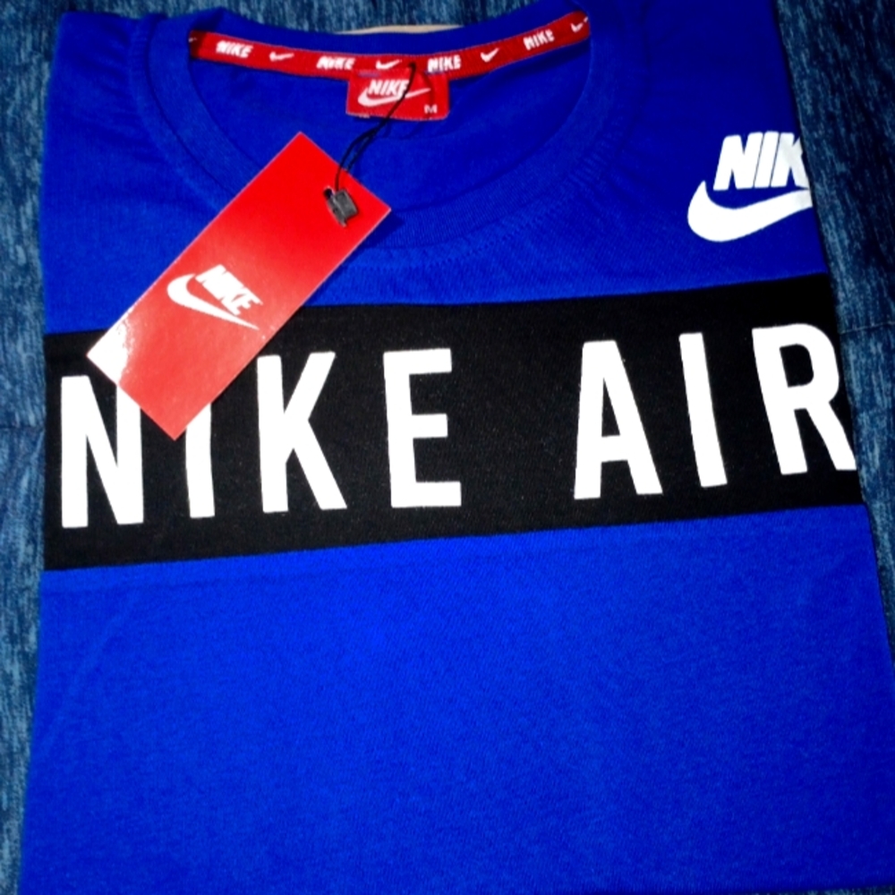 Blue Nike Air shirt